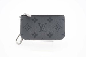 ☆安心の３大保証☆ ABランク ≪LOUIS VUITTON ルイ ヴィトン/コインケース≫ M80905 エクリプス リバース ポシェット クレ グレー 送料込