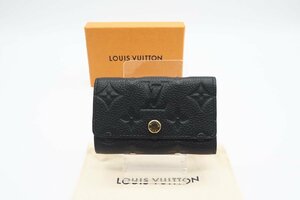 ☆安心の３大保証☆ ABランク ≪LOUIS VUITTON ルイ ヴィトン/6連キーケース≫ M64421 モノグラム アンプラント ミュルティクレ6 ノワール