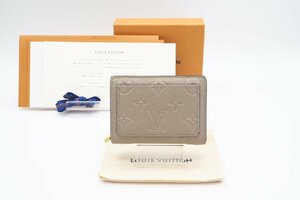 ☆安心の３大保証☆ Bランク ≪LOUIS VUITTON ルイ ヴィトン/二つ折り財布≫ M80152 ポルトフォイユ クレア アンプラント トゥルトレール