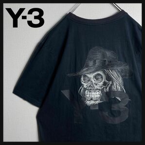 【即完モデル】Y-3　ロゴ刺繍　Tシャツ　yohjiyamamoto　スカル