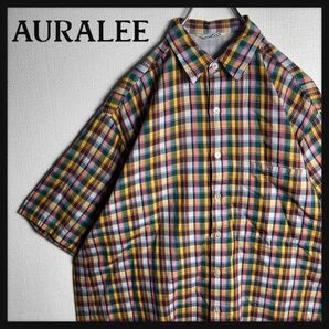 【美品】AURALEE　オーラリー　半袖BDシャツ　即完モデル　サイズ5