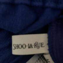 送料無料　ウエストゴム　ブルーのズボン　パンツ　M シューラルー　SHOO-IA RUE ワールド_画像6