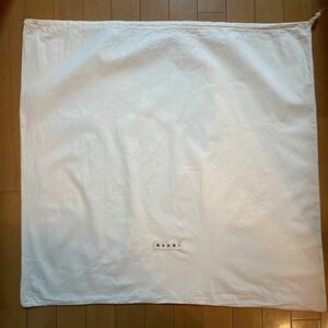 マルニ「MARNI」バッグ保存袋 正規品 付属品 内袋 布袋 巾着袋 布製 ベージュ78×74cm バッグ用 