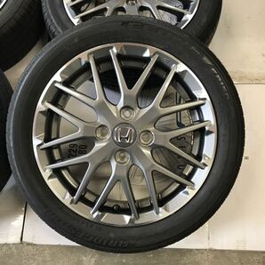 N-ONE JG3 プレミアムツアラー 純正 15インチ 4.5J +45 PCD100 4穴 エコピア 165/55R15 ５分、８分山 ４本セット 中古の画像3