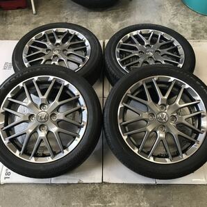 N-ONE JG3 プレミアムツアラー 純正 15インチ 4.5J +45 PCD100 4穴 エコピア 165/55R15 ５分、８分山 ４本セット 中古の画像1