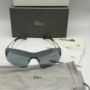 美品■ Christian Dior ディオール DIOR PLAY 6LB115サングラス メガネ 眼鏡 シルバー系★796管理番号の画像1