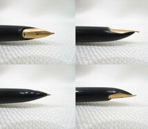 コBH-71【筆記未確認】パイロットPILOT■万年筆 エリートElite ペン先18K-750 M 中字/ボールペン■筆記用具 文房具■ブラック×ゴールド_画像3