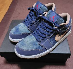 Nike Air Jordan 1 Low &#34;Denim&#34; ナイキ エアジョーダン1 ロー &#34;デニム&#34;　28cm