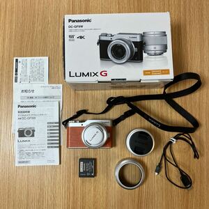 【美品】Panasonic DC-GF9W LUMIX（ルミックス）ミラーレス一眼カメラ・デジタルカメラ　デジタル一眼カメラ　ダブルレンズキット Wifi内臓