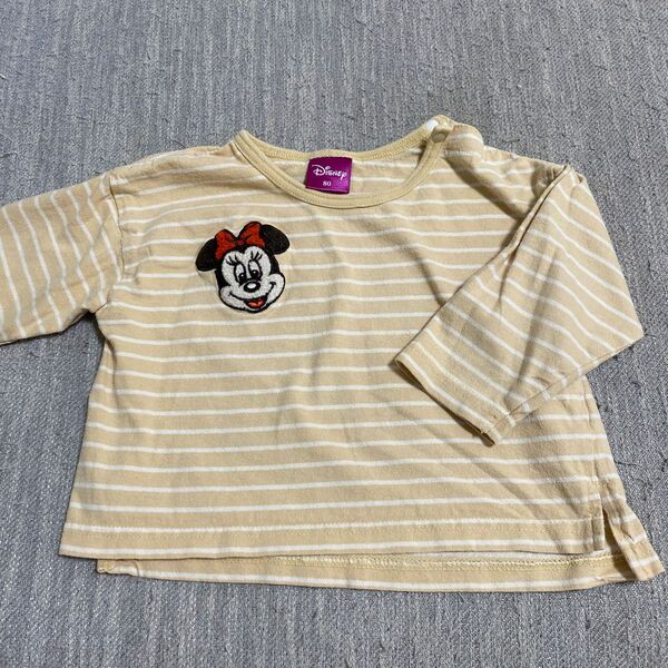 ディズニー　ミニー　長袖Tシャツ　80サイズ ロンT キッズ