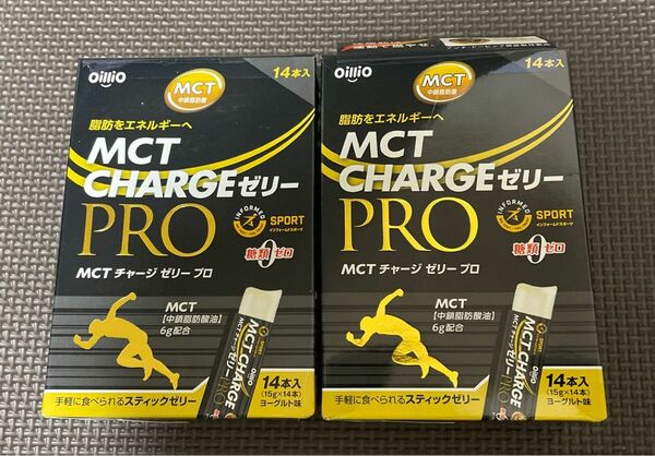  【2箱セット】MCT CHARGE (エムシーティーチャージ) ゼリー PRO 15g×14本