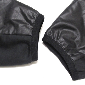 極美品 MIZUNO GOLF ミズノゴルフ 吸湿発熱 ブレスサーモ 保温 中綿入り 異素材切替 フルジップジャケット ブラック L メンズの画像4