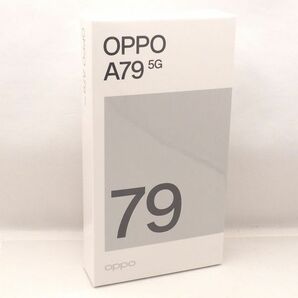 新品未開封 OPPO A79 5G 128GB 4GB A3030P シムフリー ミステリーブラック SIMフリー ワイモバイル オッポ 管17007の画像1