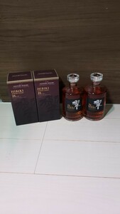 Suntory Whiskey Hibiki 21 год сет (с коробкой) подлинным