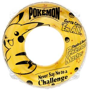 [ last. 1 pcs!!] Pokemon * Pikachu swim ring 90cm/ air vinyl / empty bi/ manner boat / Pocket Monster 