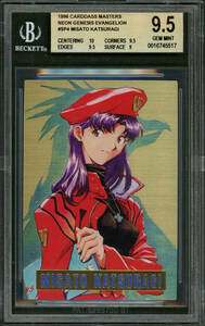 bgs9.5 葛城ミサト sp4 第1集 カードダスマスターズ エヴァンゲリオン psa10 1996 Carddass Masters Evangelion Misato Katsuragi