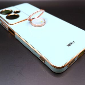 OPPO A79 5G パステル リング スマホケース ミントグリーンの画像5