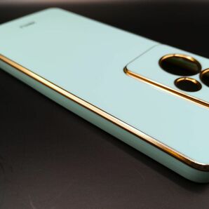 OPPO A79 5G パステルカラー スマホケース ミントグリーン(ゆうパケ)の画像2