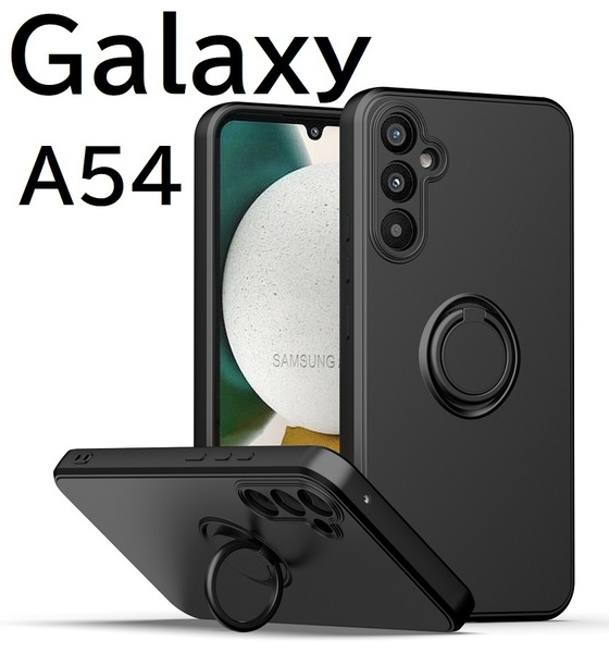 Galaxy A54 カラーリング ブラック スマホケース(ゆうパケ)