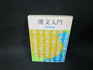 漢文入門　魚返善雄著　教養文庫　日焼け強めシミ有/TER