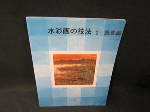 Art hand Auction 水彩画の技法2 風景編 折れ目有/TEZK, アート, エンターテインメント, 絵画, 技法書