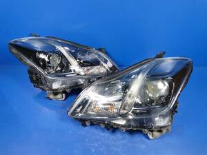 トヨタ　GRS204　クラウン アスリート　HID　左右 ヘッドライト　STANLEY 30-341　R/ 81110-30C63 L/ 81150-30C63　点灯OK　　　0401-11