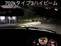 702k 車検対応 爆光 白色 LED ヘッドライトバルブ タイプ3 42400カンデラ ビート PP1 CR-X等のホンダ車へ H4Z H4H ※内部基盤専用設計　2_画像9