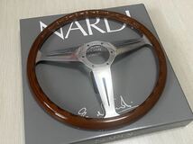 【NARDI Classic】36.5Φ ウッドステアリング　ナルディ_画像8