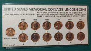 アメリカ　USA　メモリアル　コイン　年代別　リンカーン セント