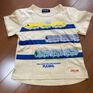 クレードスコープ　プラレール　電車　半袖Tシャツ 100