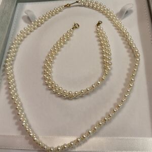 k18ps.@ pearl baby sphere necklace & breath 