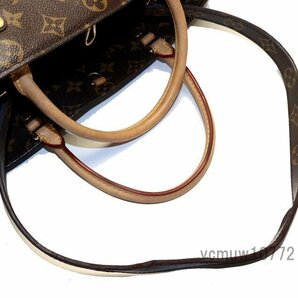 近年モデル希少美中古■LOUIS VUITTON モノグラム モンテーニュGM レザー 2way ハンドバッグ ルイヴィトン■0328ap20745の画像6