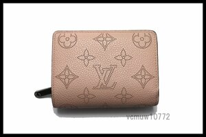 RFIDタグ近年希少美中古■LOUIS VUITTON マヒナ ポルトフォイユクレア レザー 2つ折り財布 ルイヴィトン■0404om21870