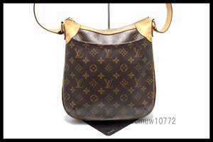 近年モデル希少美中古■LOUIS VUITTON モノグラム オデオンPM レザー ショルダーバッグ ルイヴィトン■0404sh0766331