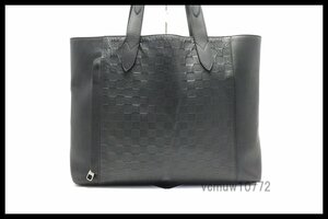 近年モデル希少美中古■LOUIS VUITTON ダミエアンフィニ カバヴォワヤージュ レザー トートバッグ ルイヴィトン■0411sm49-2M