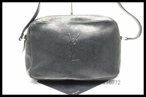 近年モデル希少美中古■SAINT LAURENT PARIS ルー カメラバッグ レザー ショルダーバッグ サンローランパリ■0418nn65-2