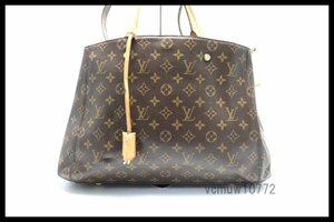 近年モデル希少美中古■LOUIS VUITTON モノグラム モンテーニュGM レザー 2way ハンドバッグ ルイヴィトン■0411ro28267