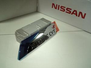 日産純正 ZE1 リーフ XTRONIC CVTエンブレム 新品 LEAF nismo AUTECH