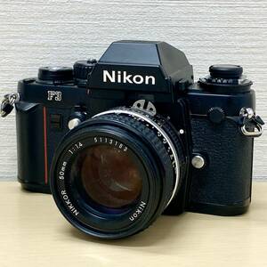 【動作未確認】 Nikon F3 フィルムカメラ 一眼 レンズ NIKKOR 50mm 1:1.4 ニコン ニッコール レトロ コレクション ジャンク扱い 中古品