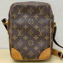 LOUIS VUITTON モノグラム ダヌーブ ショルダーバッグ ルイヴィトン 掛けかばん 鞄 レディース ブラウン系 ブランド 中古_画像3