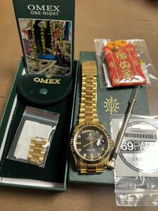 [OMECO] 腕時計 メンズ オメックス ワンナイト OMEX ONE-NIGHT omeco時計 おめこ時計 オマージュ時計 日本製 ムーブメント