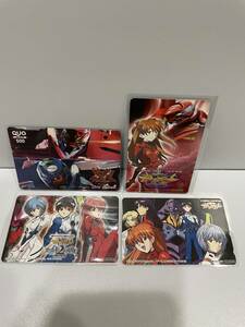  Neon Genesis Evangelion pachinko relation telephone card 4 pieces set 