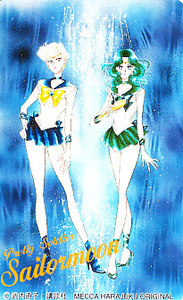 1-g5 Pretty Soldier Sailor Moon * telephone card 