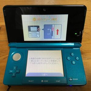 【粗未使用に近い 美品 ★おまけ付き★】ニンテンドー3DS アクアブルーの画像2