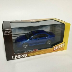 絶版 HONDA ACCORD EURO R A.BLUEPEARL 43440 EBBRO 1/43 ホンダ アコード ユーロＲ アークティックブルーパール