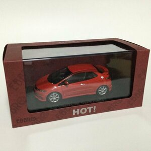 絶版 HONDA CIVIC TYPE R EURO JAPAN VERSION RED 44310 EBBRO 1/43 ホンダ シビック タイプＲ ユーロ ジャパンバージョンレッド