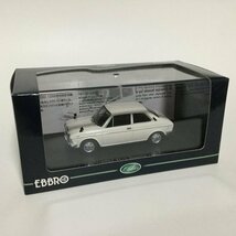 絶版 SUBARU FF-1 2DOOR SPORTS SEDAN 1969 WHITE 43836 EBBRO 1/43 スバル ＦＦ-1スポーツセダン ホワイト_画像1