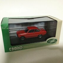 絶版 MAZDA FAMILIA ROTARYCOUPE RED 43363 EBBRO 1/43 マツダ ファミリア ロータリークーペ レッド_画像1