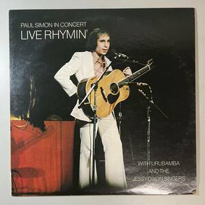 45495★美盤 Paul Simon / LIVE RHYMIN' 