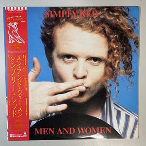 47272【日本盤】 SIMPLY RED / MEN AND WOMEN ※帯付き
